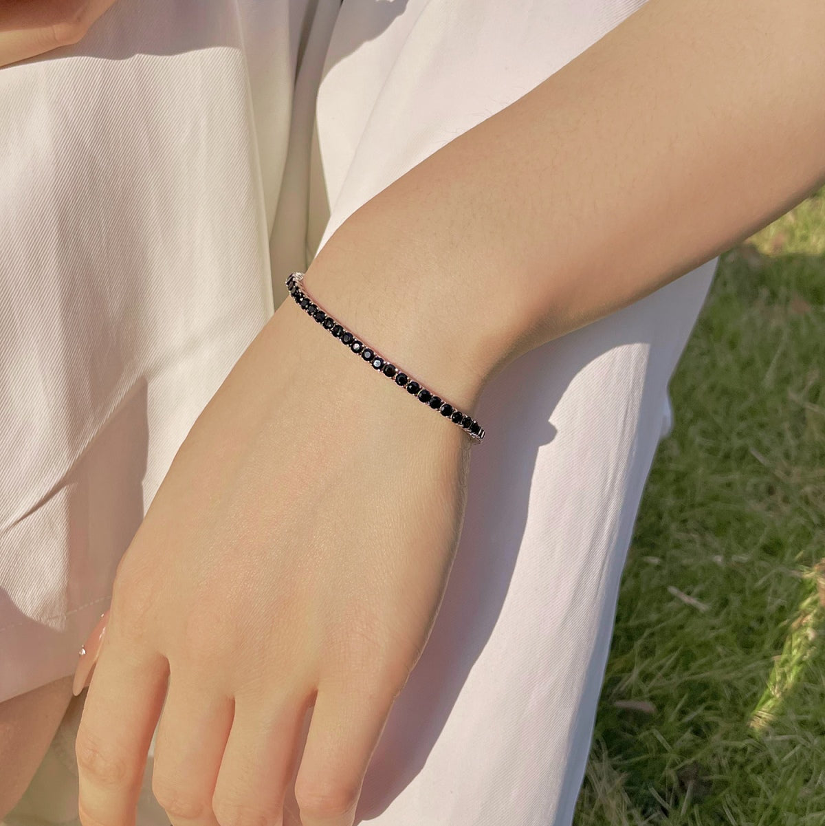 [Polaidi Jewelry]Radiant Colorful Round Cut Party Bracelet
