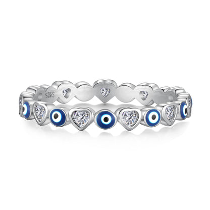 [Polaidi Jewelry]Radiant Colorful Round Shape Daily Ring