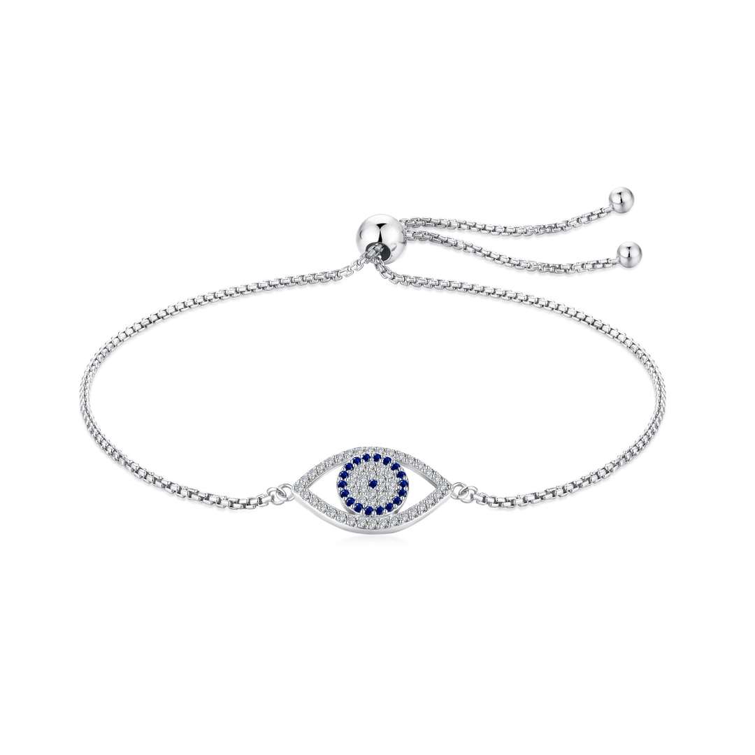[Polaidi Jewelry]Dazzling Eye Shape Necklace
