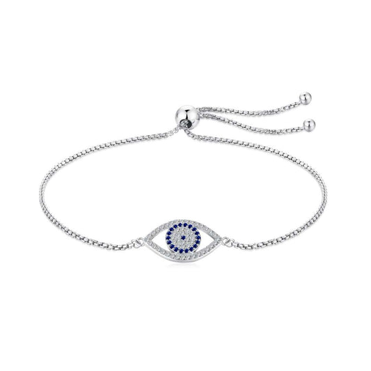 [Polaidi Jewelry]Dazzling Eye Shape Necklace