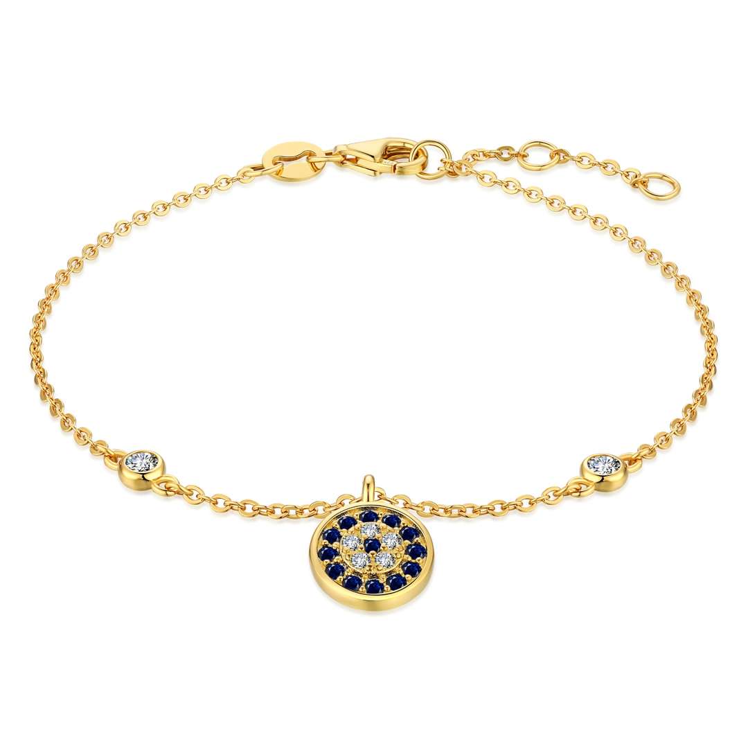 [Polaidi Jewelry]Devil's Eye Round Shape Bracelet