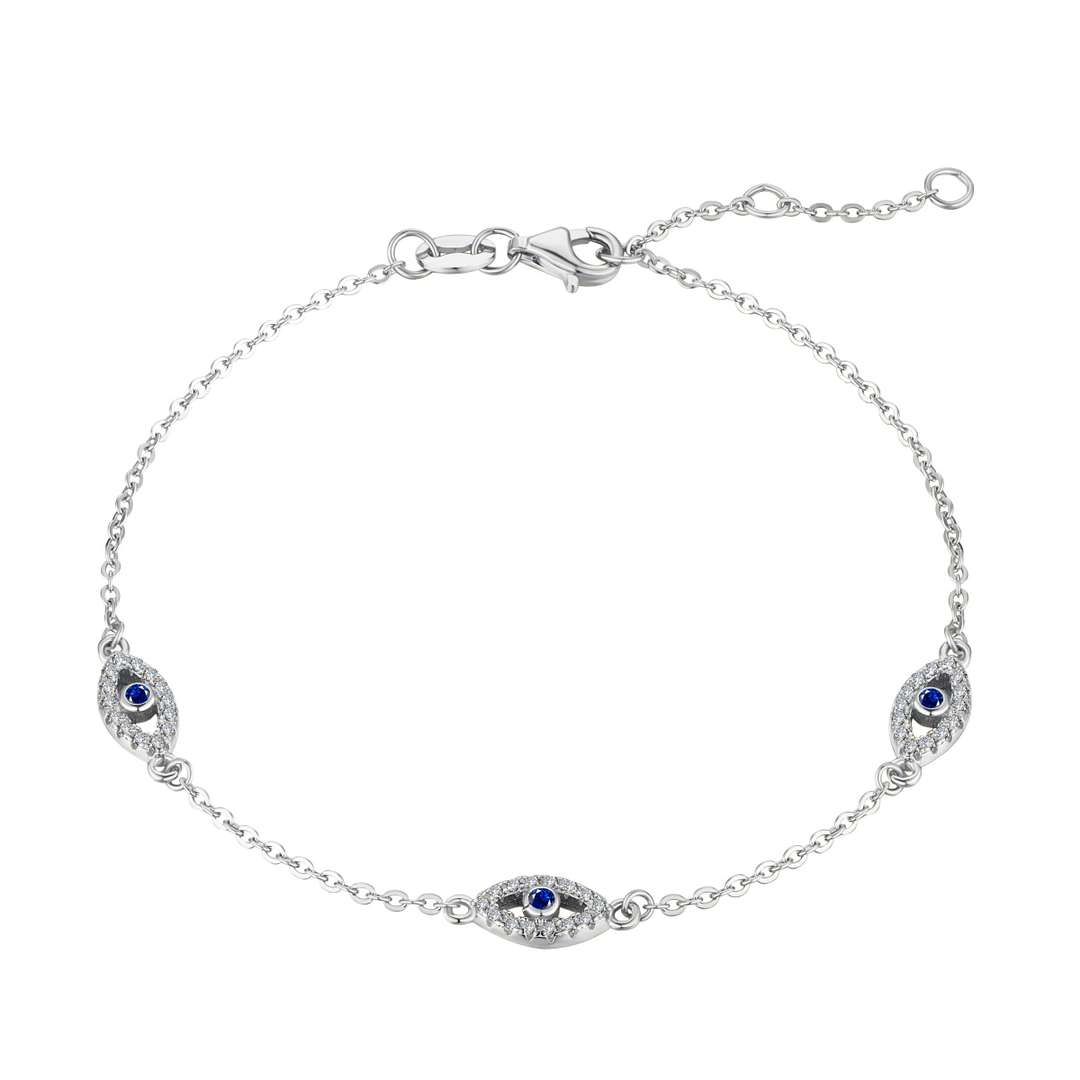 [Polaidi Jewelry]Evil Eye Shape Pendent Necklace