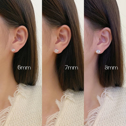 [Polaidi Jewelry]Dainty Round Shape Earrings