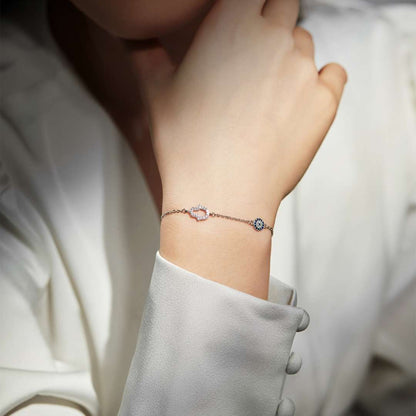 [Polaidi Jewelry]Gost Shape & Round Shape Necklace