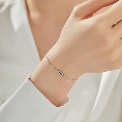 [Polaidi Jewelry]Evil Eye Shape Necklace