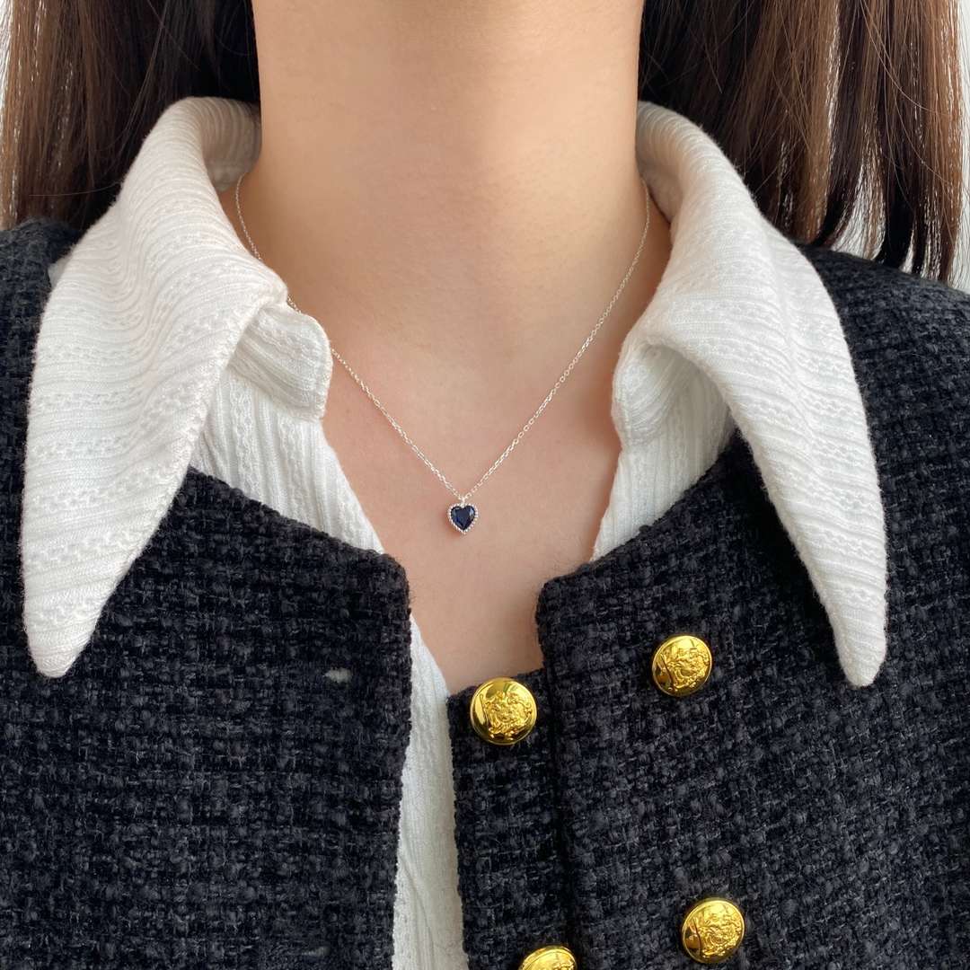 [Polaidi Jewelry]Ornate Heart Shape Necklace