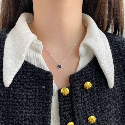 [Polaidi Jewelry]Ornate Heart Shape Necklace