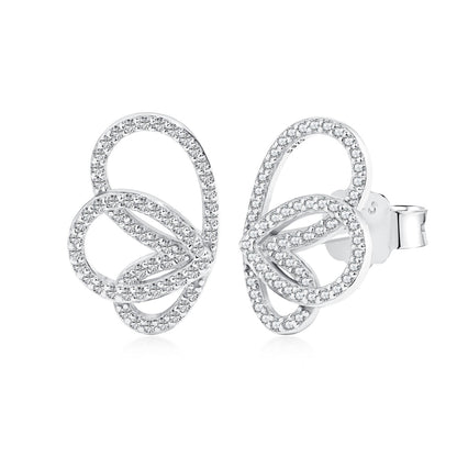 [Polaidi Jewelry]Exquisite Butterfly Shape Earrings