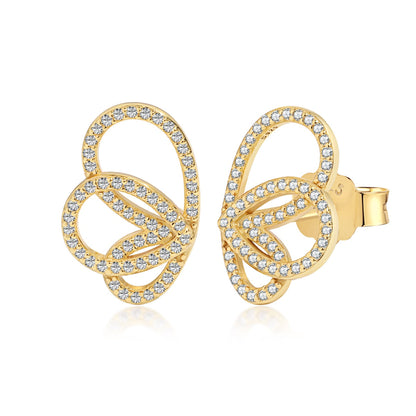 [Polaidi Jewelry]Exquisite Butterfly Shape Earrings