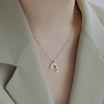 [Polaidi Jewelry]Unique Rainbow Star Necklace