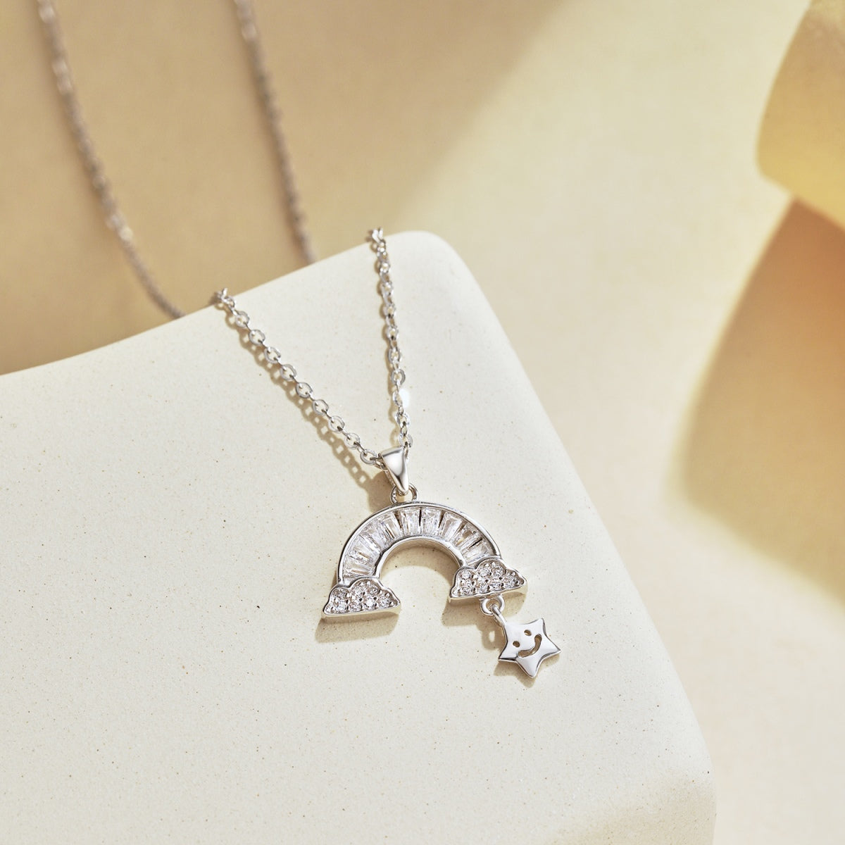 [Polaidi Jewelry]Unique Rainbow Star Necklace