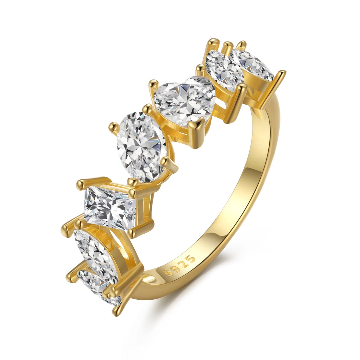 [Polaidi Jewelry]Delicate Multi Cut Ring