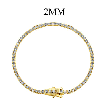 [Polaidi Jewelry]Radiant Colorful Round Cut Party Bracelet