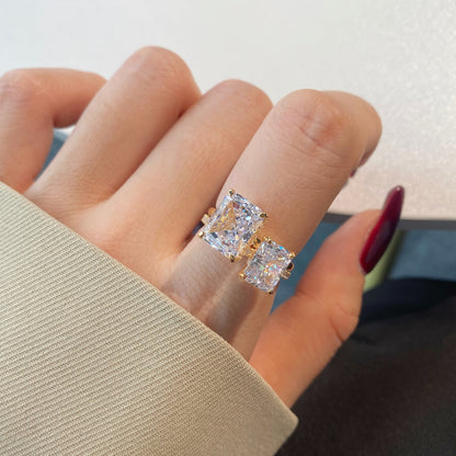[Polaidi Jewelry]4.0 Carat Ornate Enchanting Radiand Cut Banquet Ring