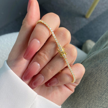 [Polaidi Jewelry]Radiant Colorful Round Cut Party Bracelet