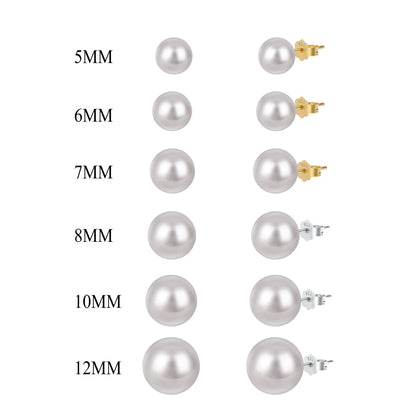 [Polaidi Jewelry]Delicate Pearl Earrings