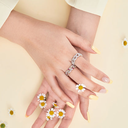 [Polaidi Jewelry]Sparkling Vibrant Emerald Cut Daily Ring