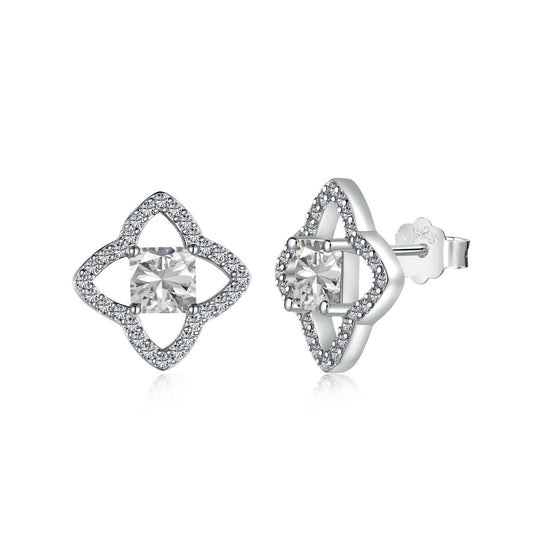[Polaidi Jewelry]Elegant Star Shape Princess Cut Daily Earrings