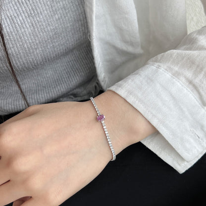[Polaidi Jewelry]0.75 Carat Exquisite Oval Cut Daily Bracelet