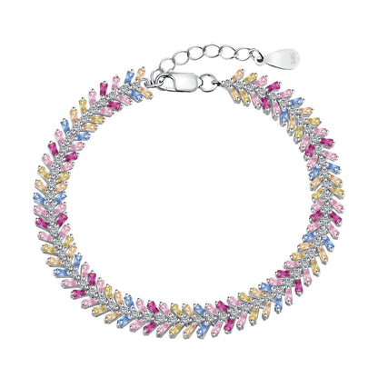 [Polaidi Jewelry]Dainty Radiant Emerald Cut Daily Bracelet