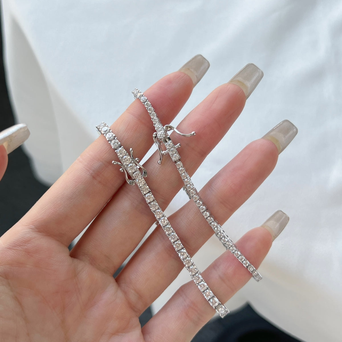 [Polaidi Jewelry]Dazzling Exquisite Round Cut Daily Bracelet