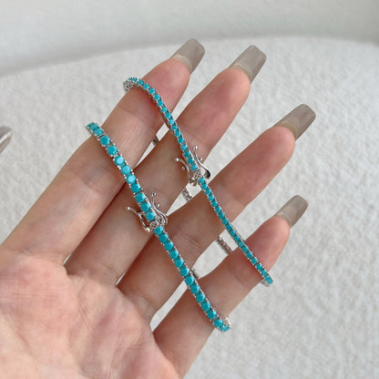 [Polaidi Jewelry]Dazzling Exquisite Round Cut Daily Bracelet