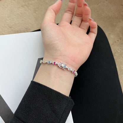 [Polaidi Jewelry]Radiant Water Drop Shape Daily Bracelet