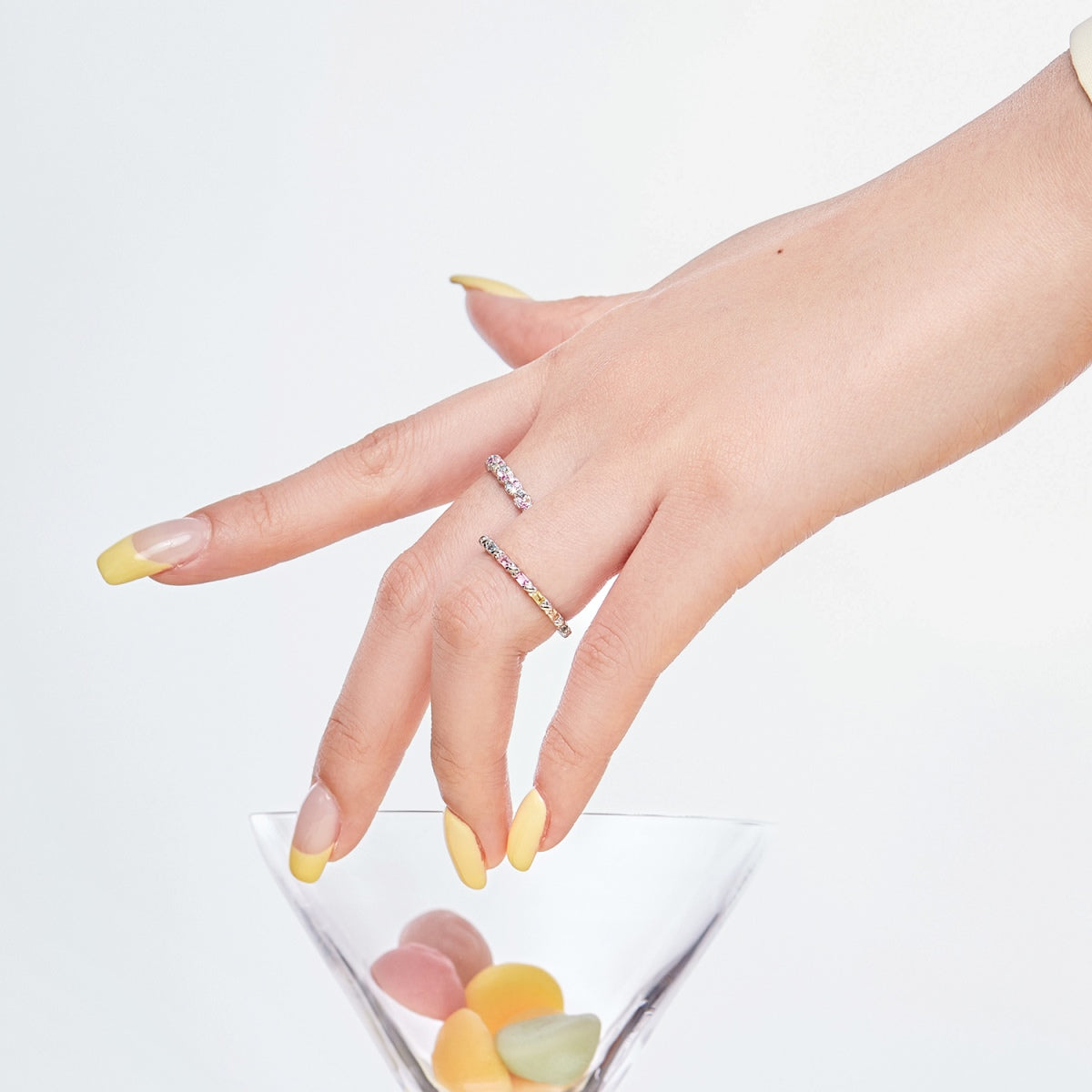 [Polaidi Jewelry]Dainty Ebullient Round Cut Daily Ring