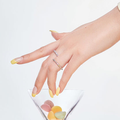 [Polaidi Jewelry]Dainty Ebullient Round Cut Daily Ring
