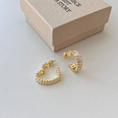 [Polaidi Jewelry]Radiant Heart Cutout Earrings