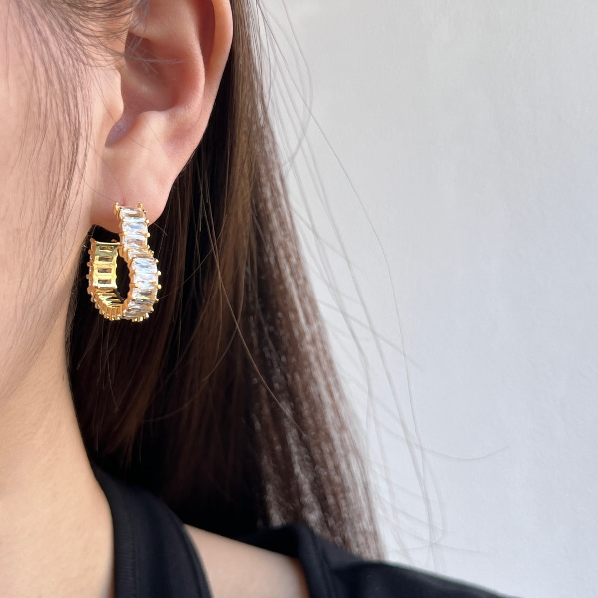 [Polaidi Jewelry]Radiant Heart Cutout Earrings