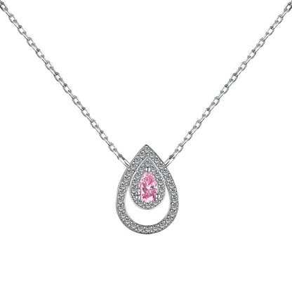 [Polaidi Jewelry]Sparkling Pear Cut Necklace
