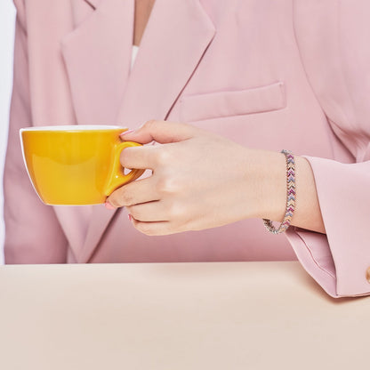 [Polaidi Jewelry]Ornate Sparkling Round Cut Party Bracelet