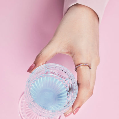 [Polaidi Jewelry]Dainty Colorful Round Cut Party Ring