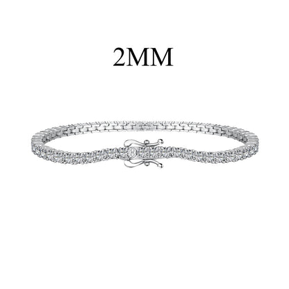 [Polaidi Jewelry]Dazzling Exquisite Round Cut Daily Bracelet