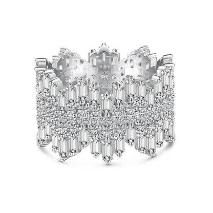 [Polaidi Jewelry]Luxurious Colorful Radiant Cut Daily Ring