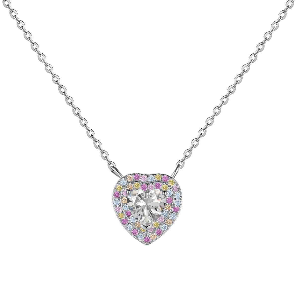 [Polaidi Jewelry]Exquisite Heart Shape Necklace