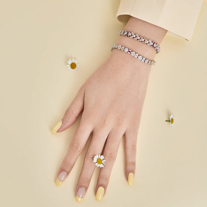 [Polaidi Jewelry]Dazzling Radiant Multi Cut Daily Bracelet