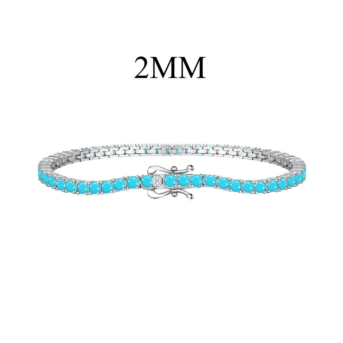 [Polaidi Jewelry]Dazzling Exquisite Round Cut Daily Bracelet