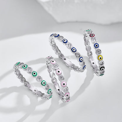 [Polaidi Jewelry]Sparkling Vibrant Round Shape Daily Ring