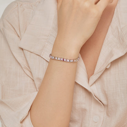 [Polaidi Jewelry]Unique Colorful Flower Shape Daily Bracelet