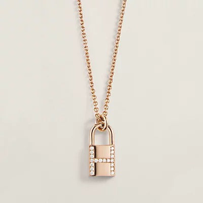 [：Polaidi Jewelry]HM ADVANCED NICHE LOCK HEAD NECKLACE DIAMONDS