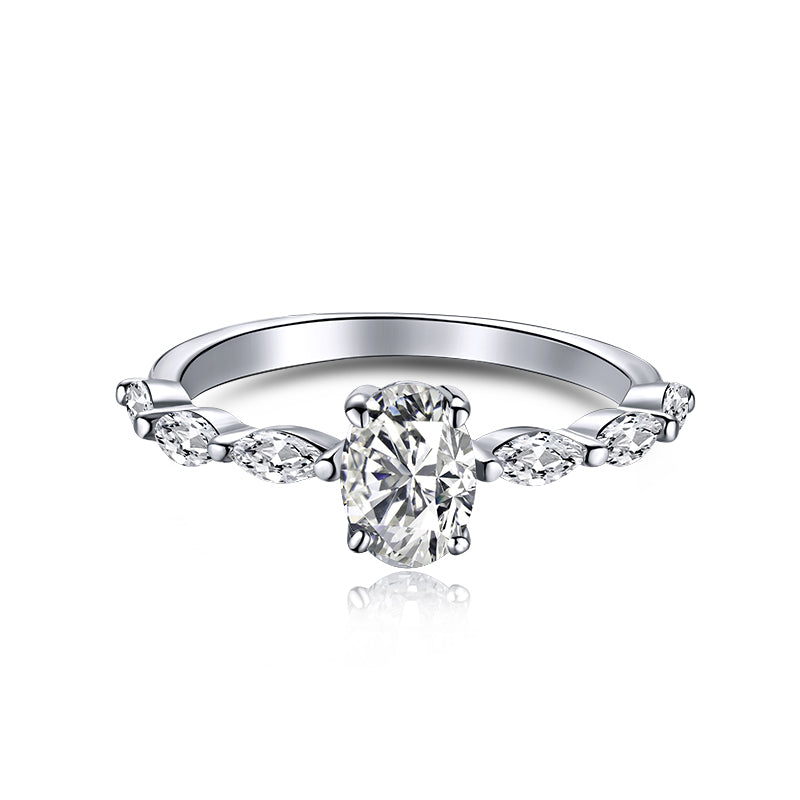 [Polaidi Jewelry]0.75 Carat Luxurious Vibrant Elongated Cushion Cut Daily Ring