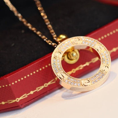[：Polaidi Jewelry]LOVE NECKLACE ADJUSTABLE ROSE GOLD