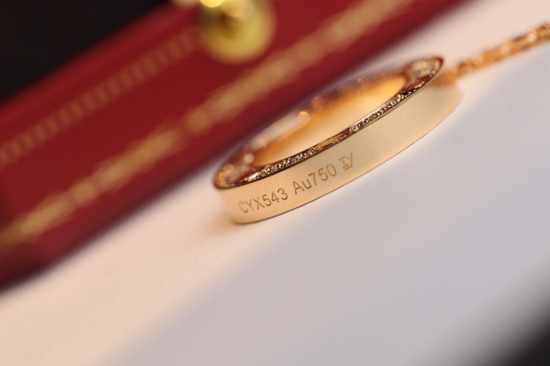 [Polaidi Jewelry]LOVE NECKLACE ADJUSTABLE ROSE GOLD