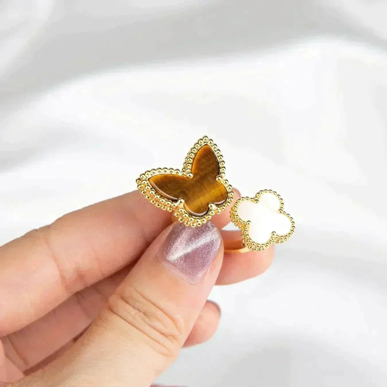 [：Polaidi Jewelry]LUCKY BETWEEN THE FINGER RING