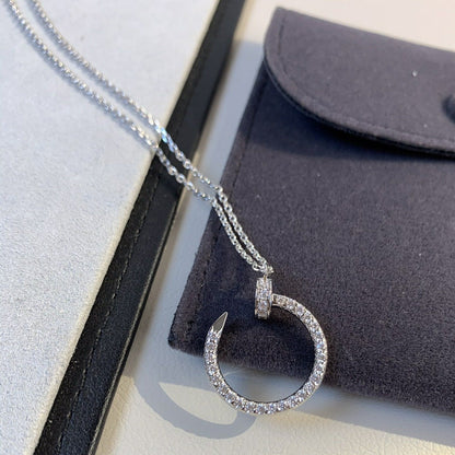 [：Polaidi Jewelry]JUSTE NECKLACE SILVER DIAMONDS