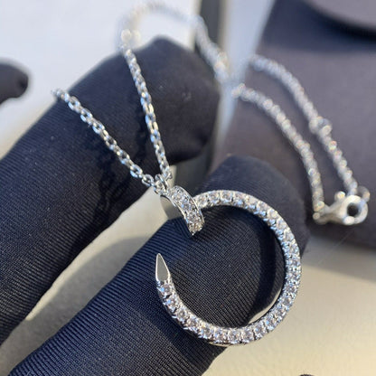[Polaidi Jewelry]JUSTE NECKLACE SILVER DIAMONDS