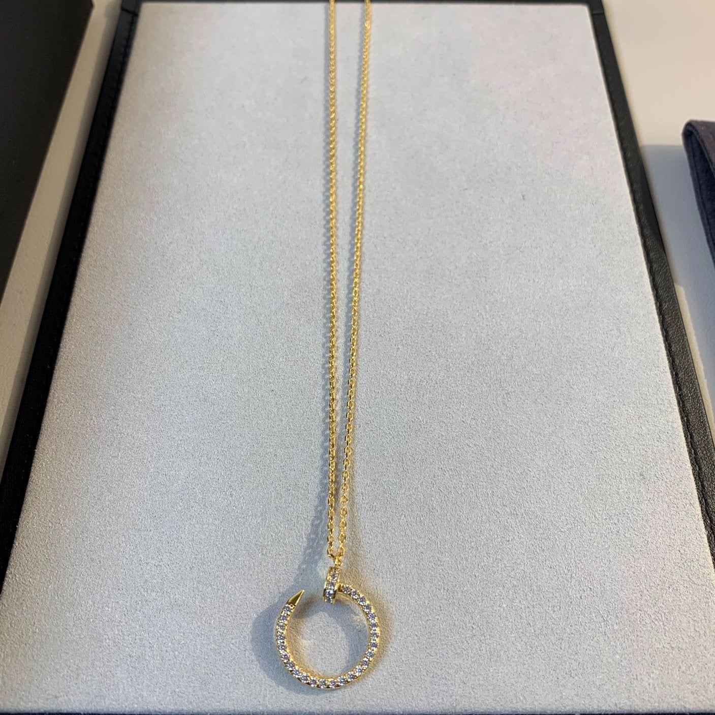 [：Polaidi Jewelry]JUSTE NECKLACE GOLD DIAMONDS