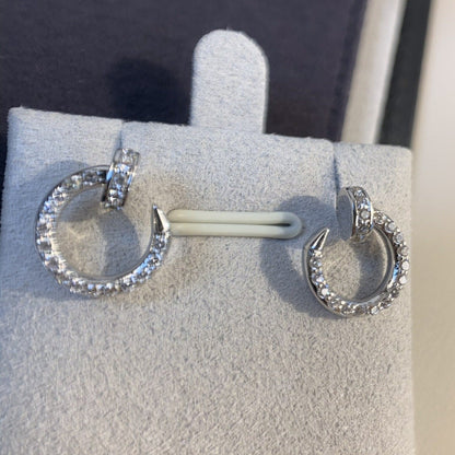 [Polaidi Jewelry]JUSTE EARRINGS SILVER DIAMONDS